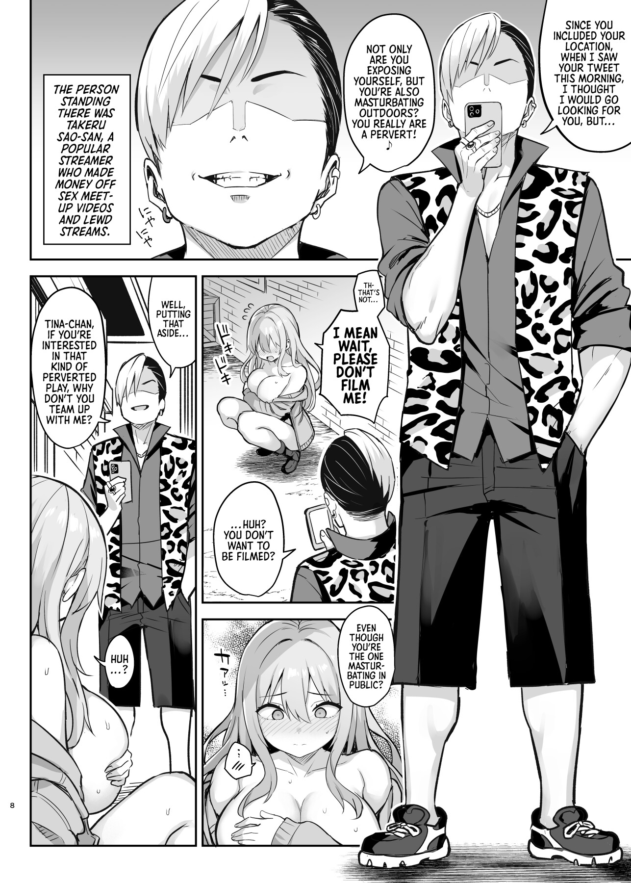 Hentai Manga Comic-The Naughty Saint Gets Hooked on Lewd Streaming-Read-9